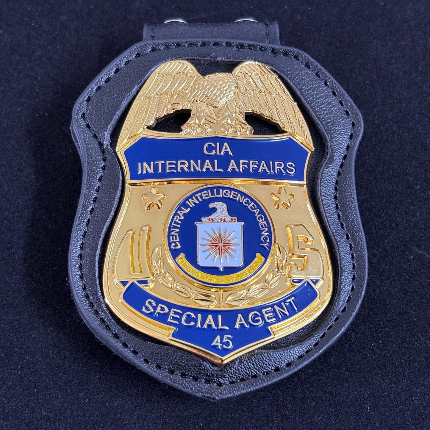 US CIA Internal Affairs Special Agent Badge Replik, Filmrequisiten 45