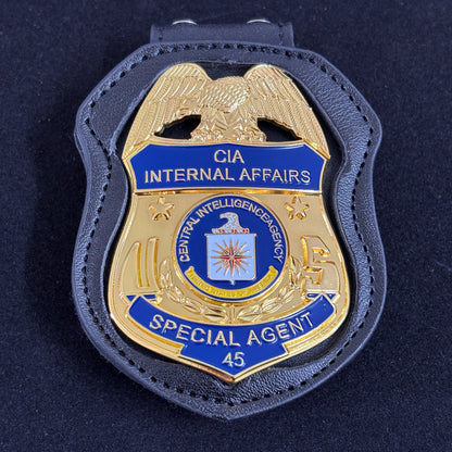 US CIA Internal Affairs Special Agent Badge Replik, Filmrequisiten 45