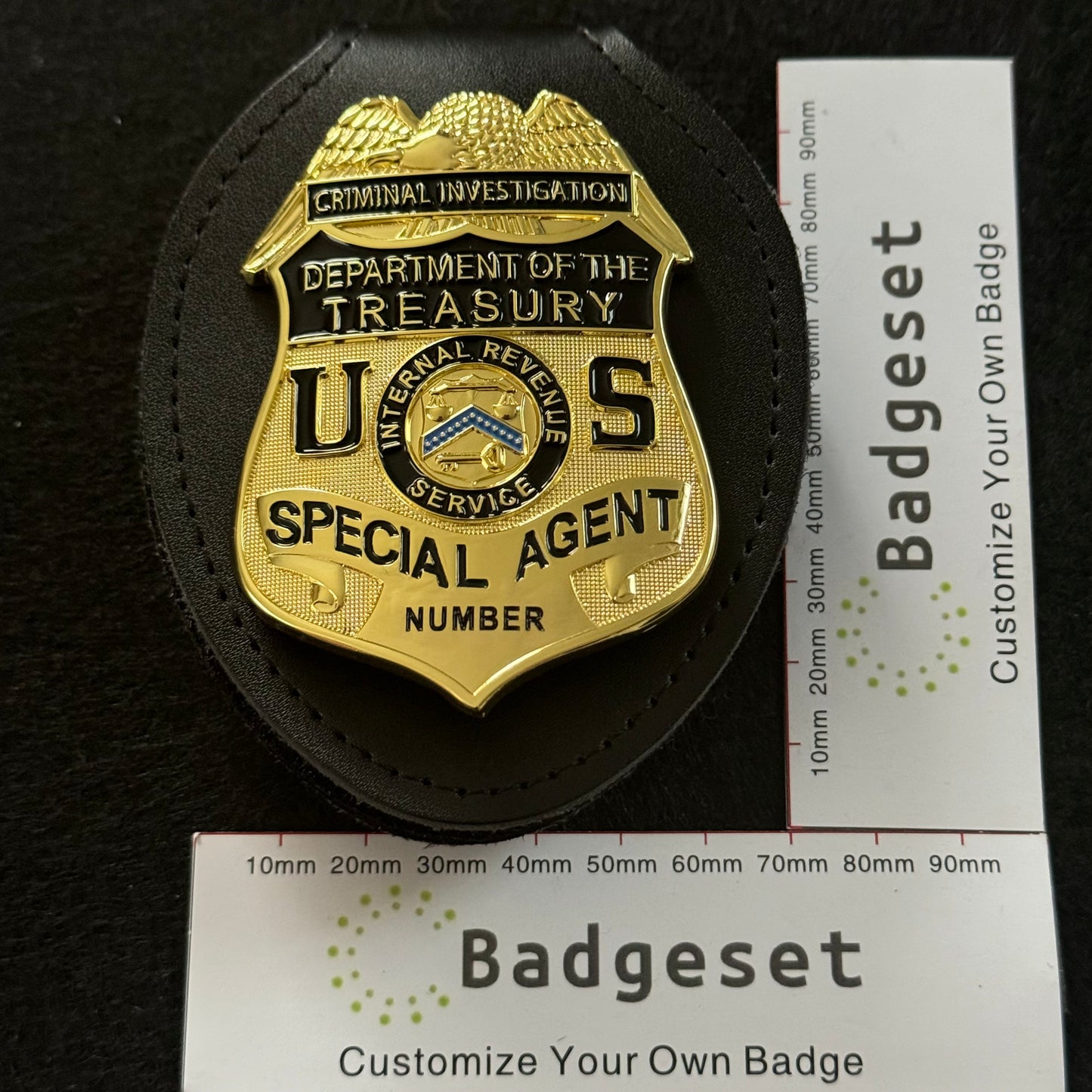 Criminal Investigation Department Of The Treasury Special Agent BADGE Replica Movie Props