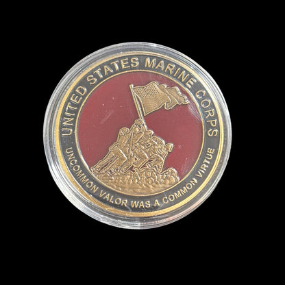 Pièce de défi SEMPER FIDELI du CORPS DES MARINES DES ÉTATS-UNIS