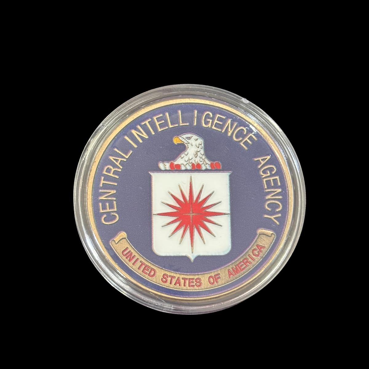 Pièce de défi du Saint Patron des forces de l'ordre de la CIA américaine