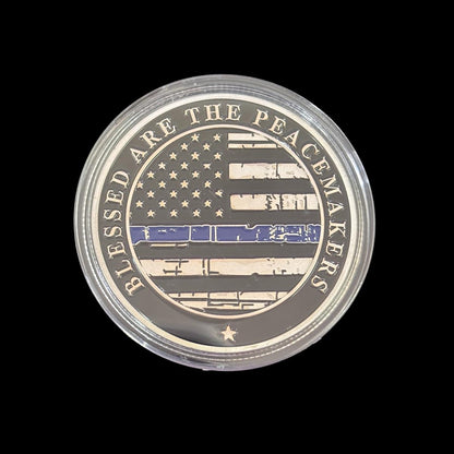 GESEGNET SIND DIE FRIEDENSSTIFTE SAINT MICHAEL Challenge Coin