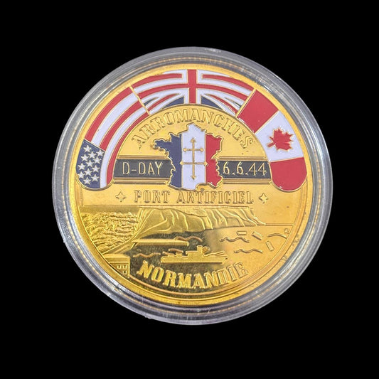 ARROMAN CHES D-DAY 6.6.44 Pièce de Défi NORMANDlE