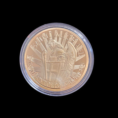 BEWAHRE UNS TAG UND NACHT SICHER, GIB UNS MUT, STÄRKE UND MACHT Challenge Coin