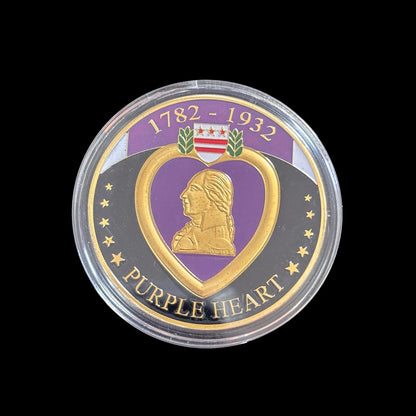 MERIT PURPLE HEART 1782-1932 Herausforderungsmünze