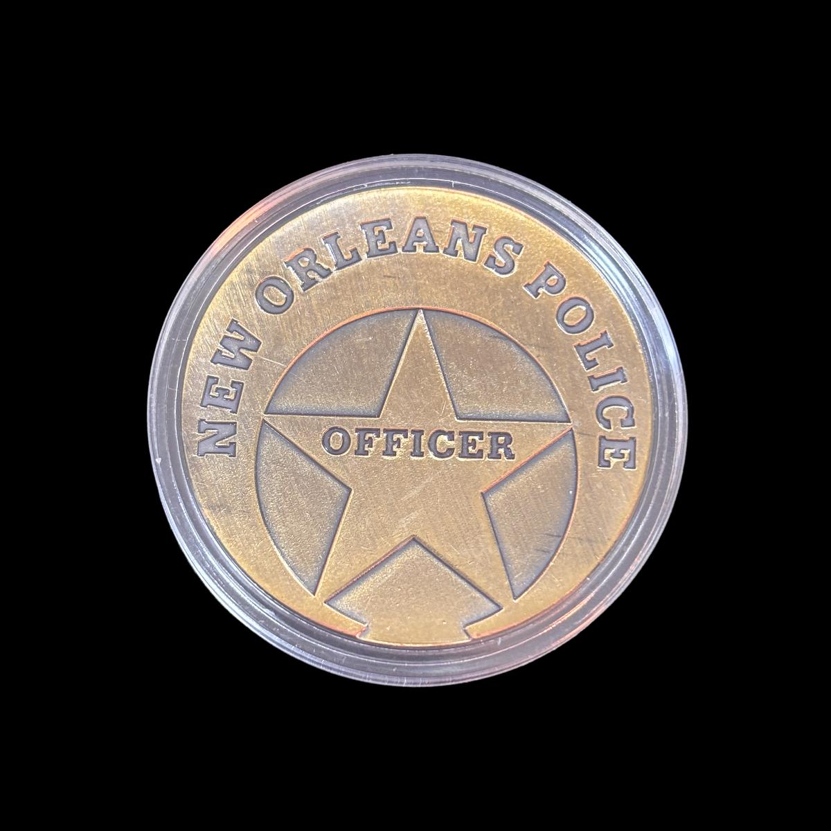 NEW ORLEANS POLIZIST Challenge Münze