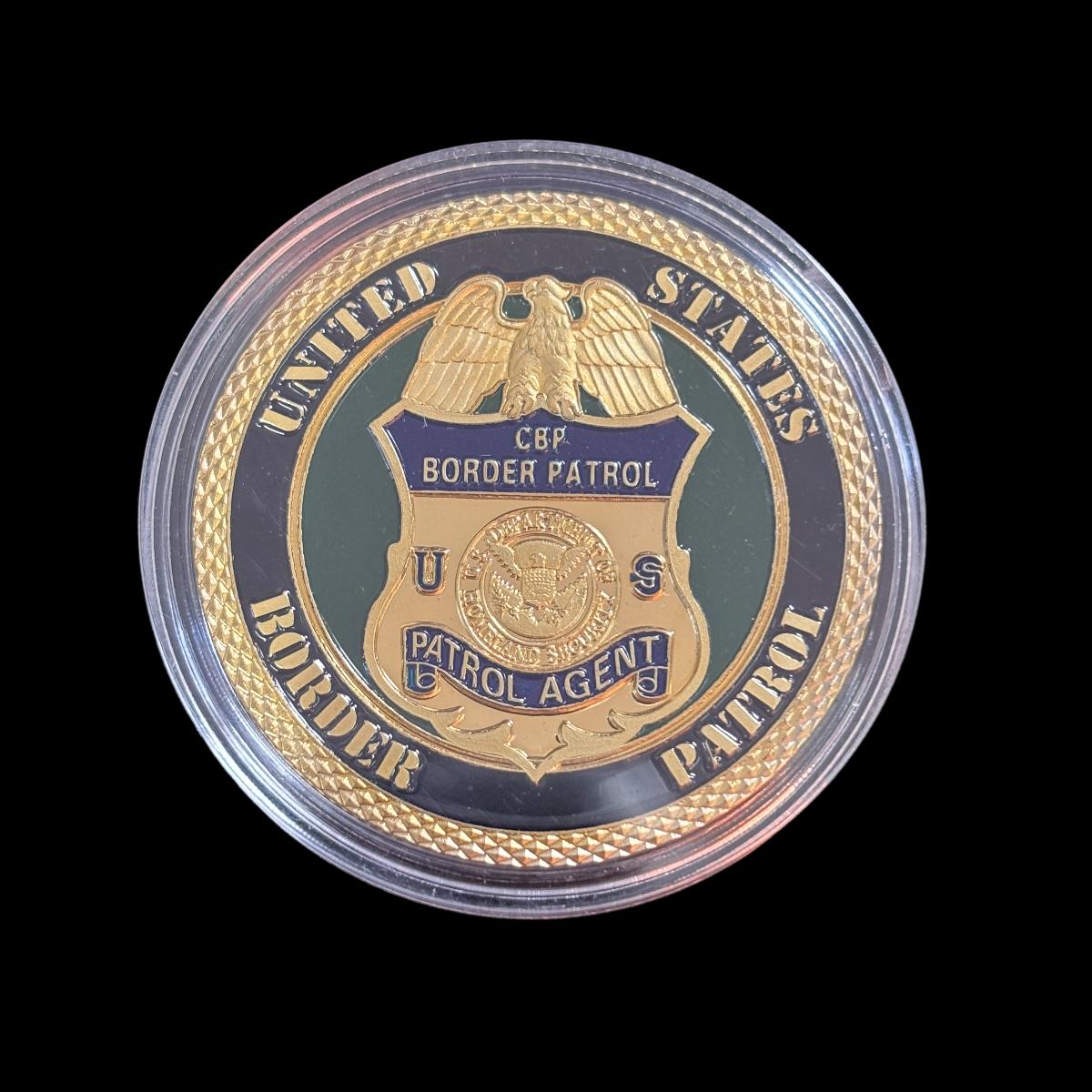 US-Ministerium für Heimatschutz CBP Border Patrol Challenge Coin