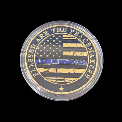 GESEGNET SIND DIE FRIEDENSSTIFTE SAINT MICHAEL Challenge Coin