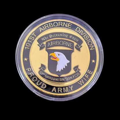 AIRBORNE 101. AIRBORNE DIVISION Herausforderungsmünze