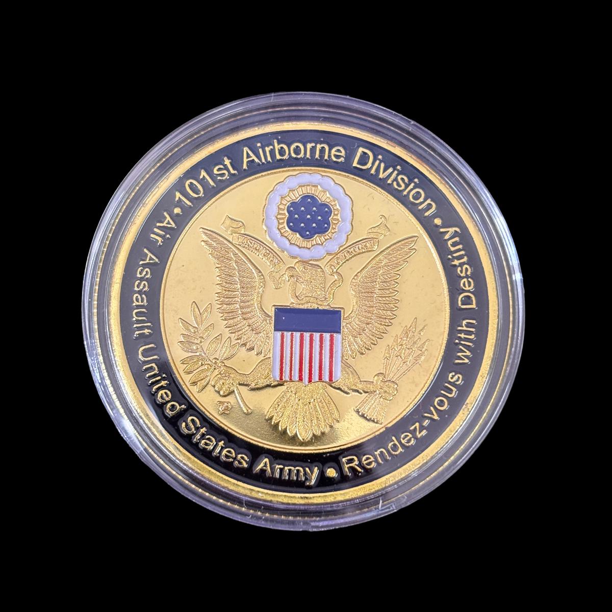 AIRBORNE 101. AIRBORNE DIVISION Herausforderungsmünze