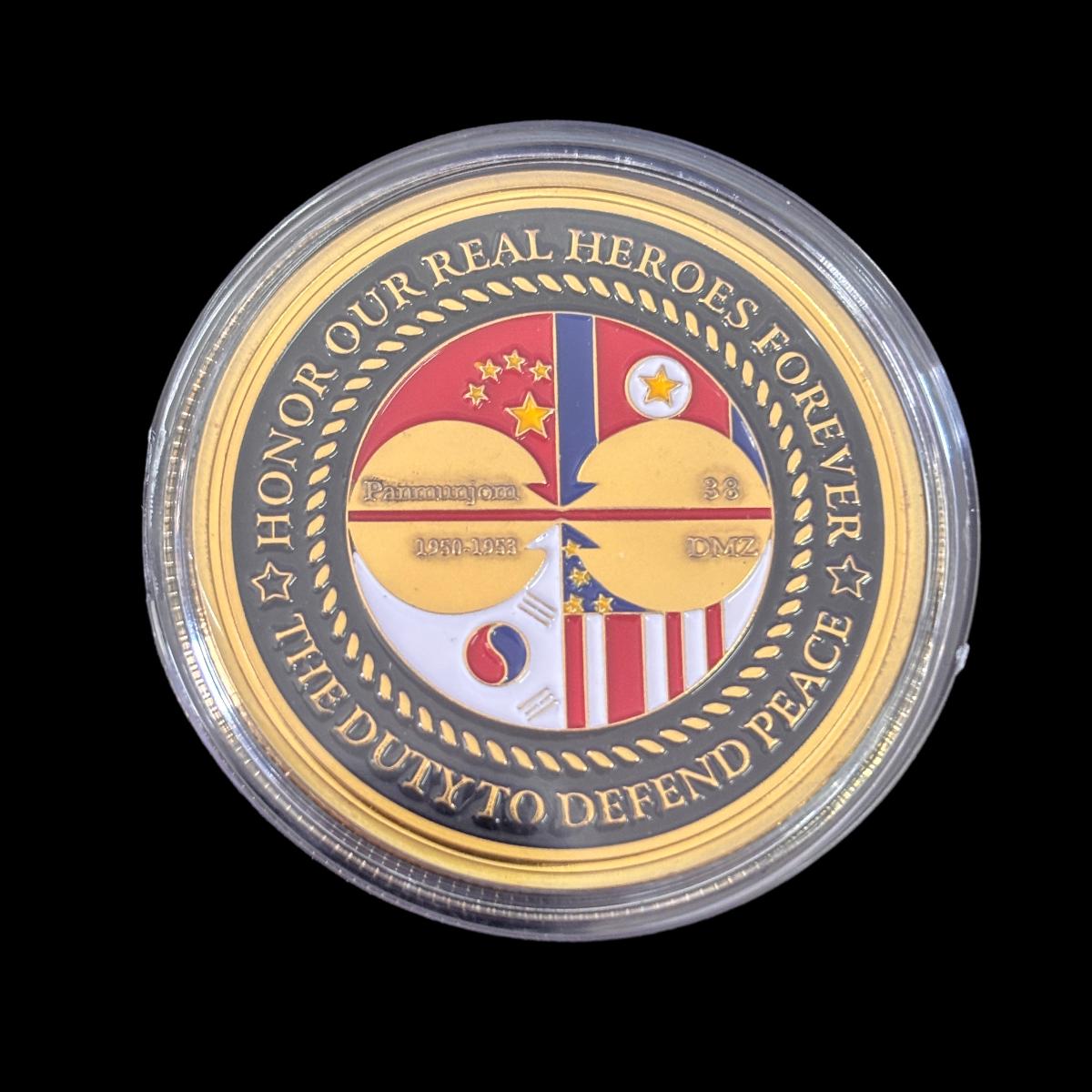 Ehre unsere wahren Helden für immer koreanische 1950-1953 Challenge Coin
