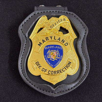 Réplique d'un officier de correction de la division américaine du Maryland, accessoire de film personnalisable