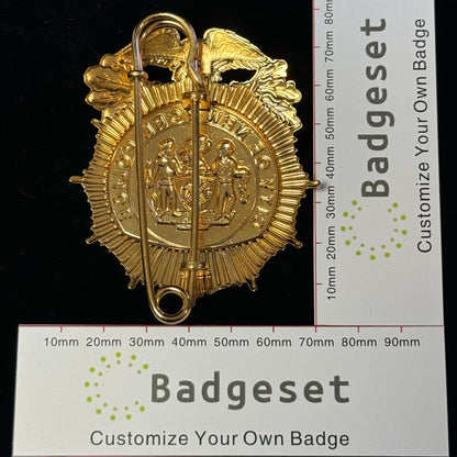 NYPD New York Police Badge Replica Movie Props 3 Star