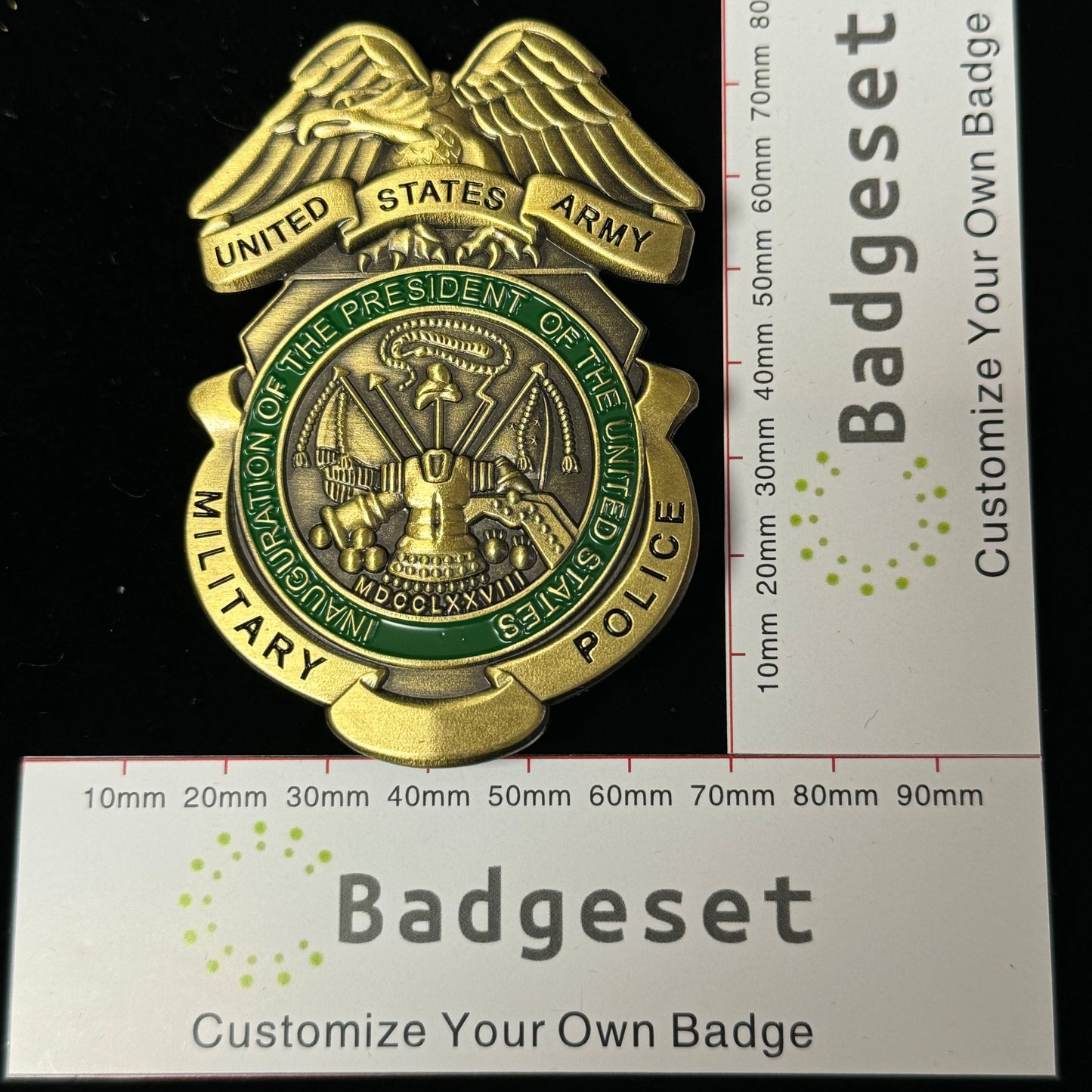 US Army Military Police Badge Replica Movie Props