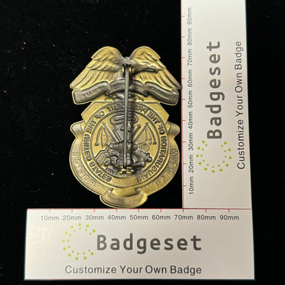 US Army Military Police Badge Replica Movie Props