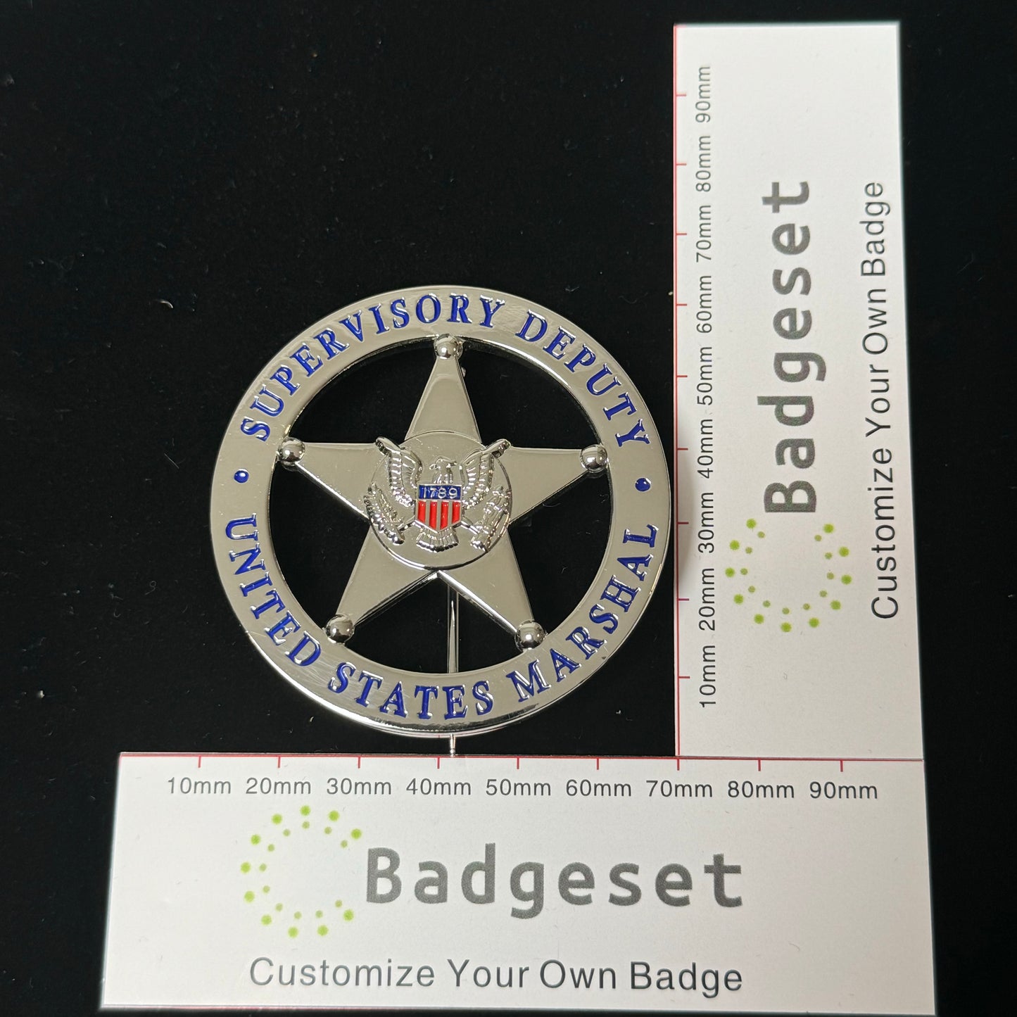 US Marshal Supervisory Deputy USMS Badge Replica Movie Props