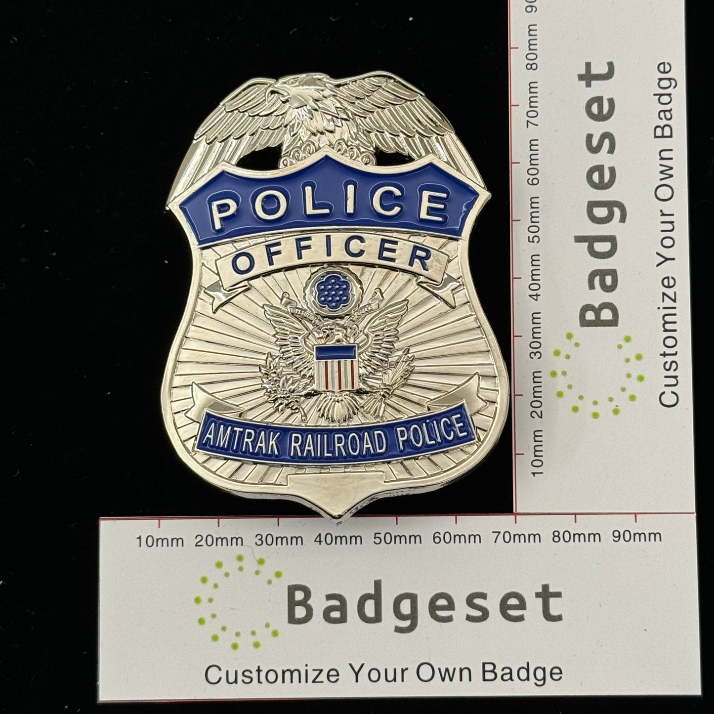 Amtrak Railroad Police BADGE APD Replica Movie Props