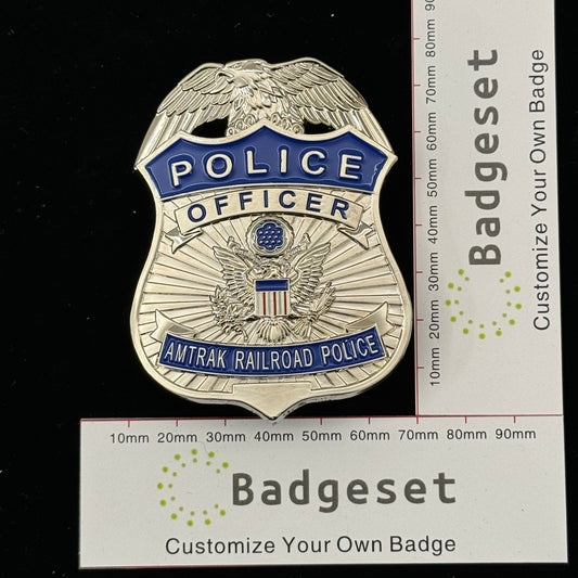 Amtrak Railroad Police BADGE APD Replica Movie Props