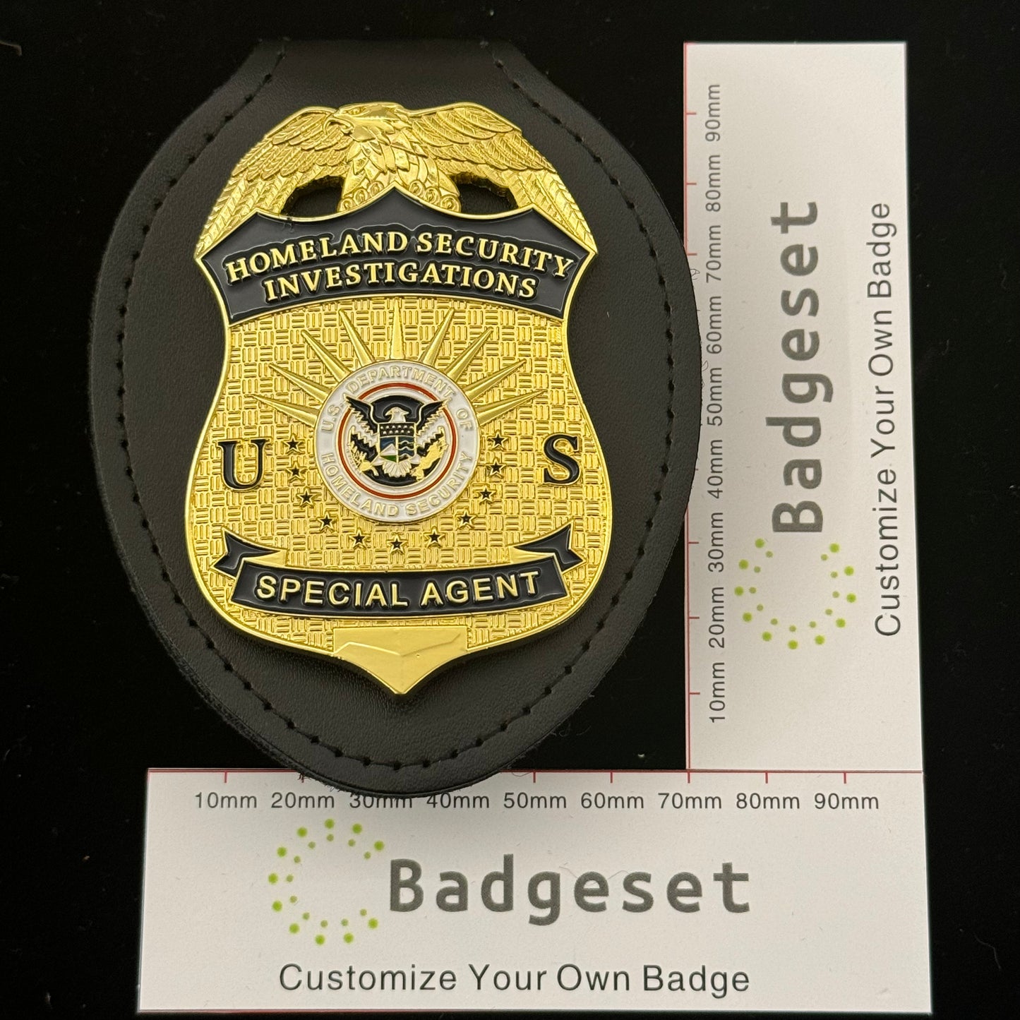 US Homeland Security Investigations Special Agent HSI Replica Movie Props Badge