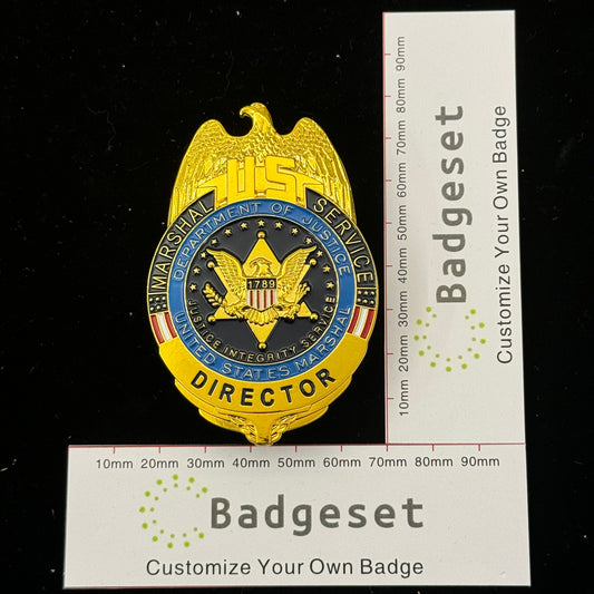 US Marshal Service Director USMS Badge Replica Movie Props
