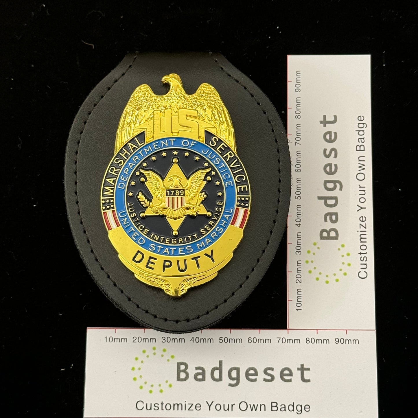 US Marshal Service Deputy USMS Badge Replica Movie Props