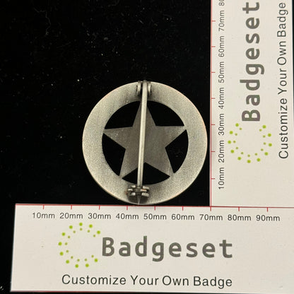 US Texas Rangers Sergeant Badge Replica Movie Props