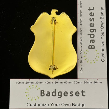 Special Agent Defense Criminal Investigation Service DCIS Badge Replica Movie Props