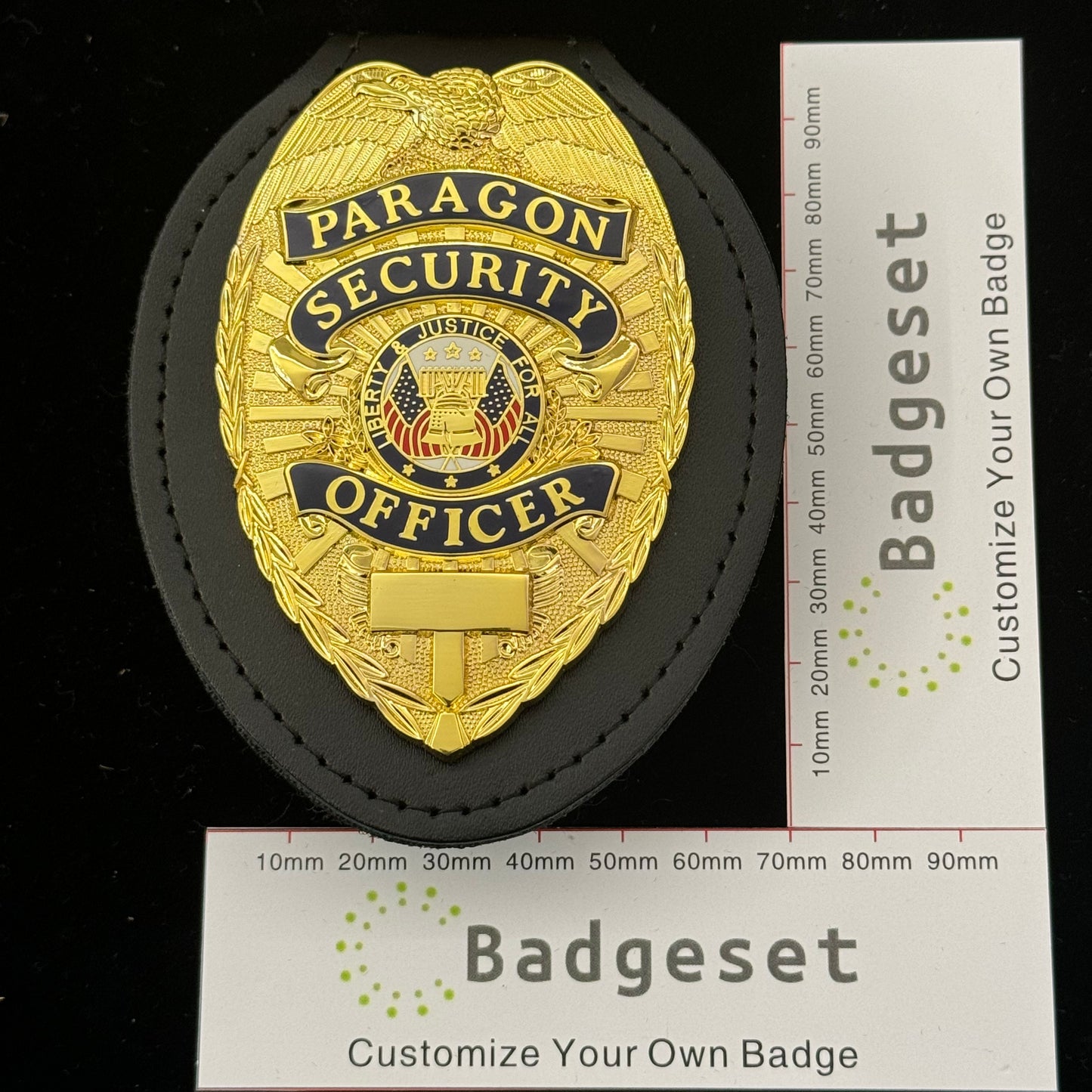 US White House Paragon Security Officer Badge Replica Movie Props Customizable number
