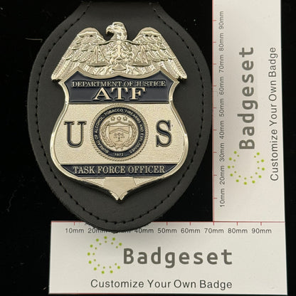 US ATF TFO Task Force Officer Badge Replica: High-Quality Movie Prop