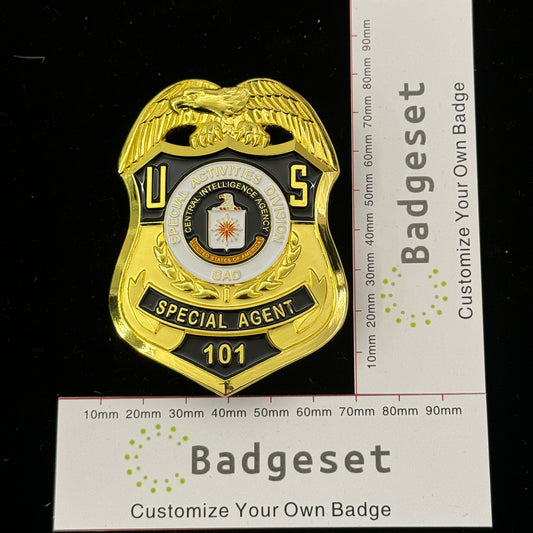 Special Activities Division Special Agent BADGE Replica Movie Props 101