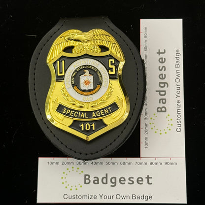 Special Activities Division Special Agent BADGE Replica Movie Props 101