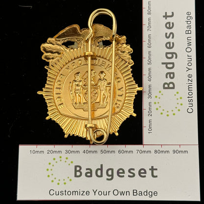 NYPD New York Police Badge Replica Movie Props 4 Star