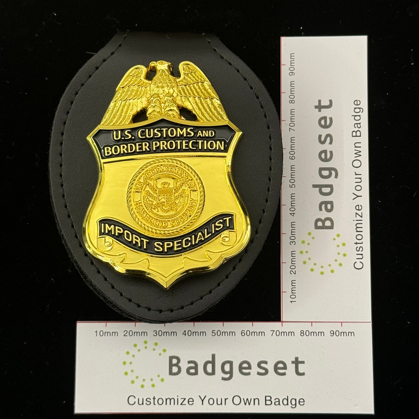 US Import Specialist Badge CBP Replica Movie Props