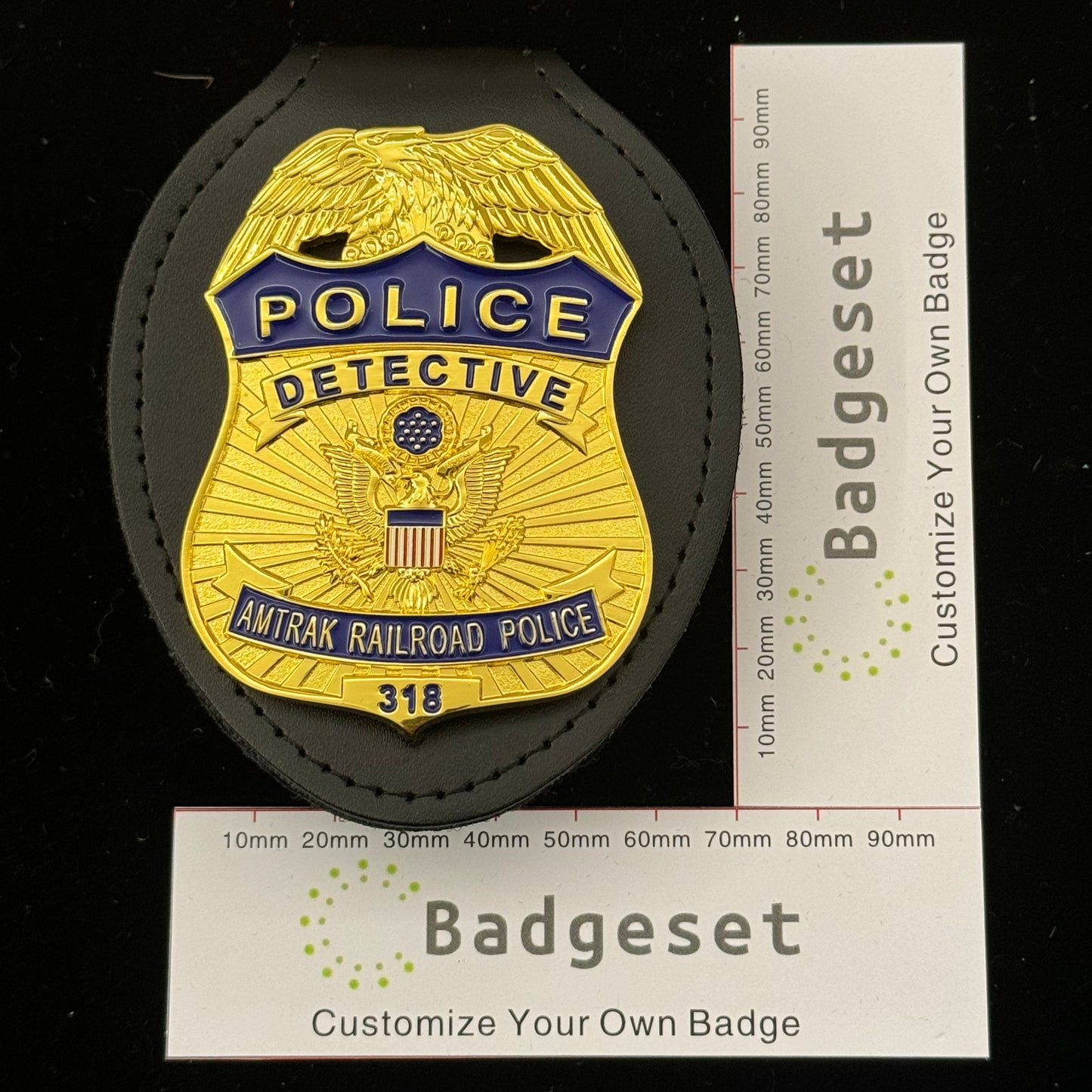 APD鉄道刑事警察バッジレプリカ映画小道具#318付き