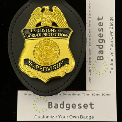 US CBP Supervisor Badge Replica Movie Props