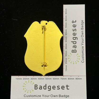 Special Agent Federal Protective Service Police BADGE Replica Movie Props With 92