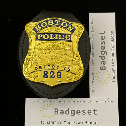 ボストン警察の刑事バッジ（番号829） 