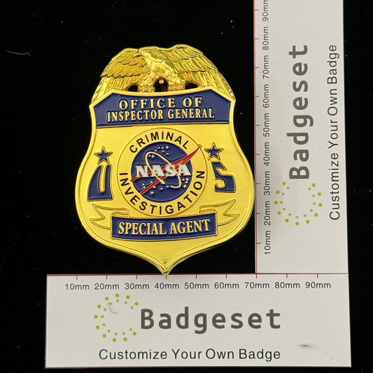 NASA Criminal Investigation Office Of Inspector General Special Agent Badge Replica Movie Props