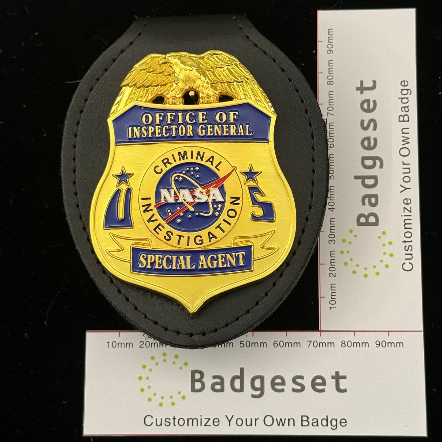 NASA Criminal Investigation Office Of Inspector General Special Agent Badge Replica Movie Props