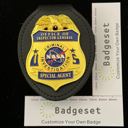 NASA Criminal Investigation Office Of Inspector General Special Agent Badge Replica Movie Props