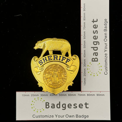 LADP Los Angeles County Sheriff Badge Replica Movie Props