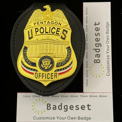 US Pentagon Police Officer Badge Replica Movie Props