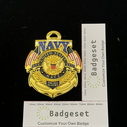 US Navy The Sea Is Ours Badge Replica Moive Props