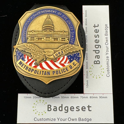Inauguration Of The President Of US Metropolitan Police D.C. BADGE 1993