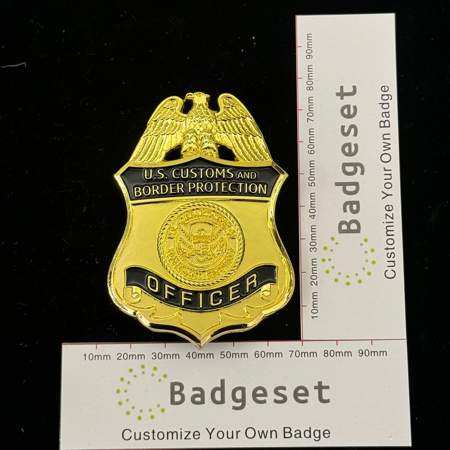 US CBP Officer Customs and Border Protection Badge Replica Movie Props
