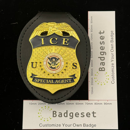 US ICE スペシャルエージェントバッジ レプリカ 映画小道具