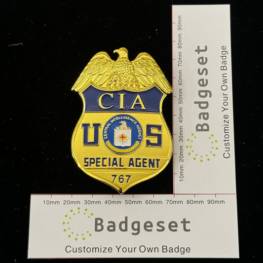 US Cinematic CIA Badge: Special Agent Prop 767
