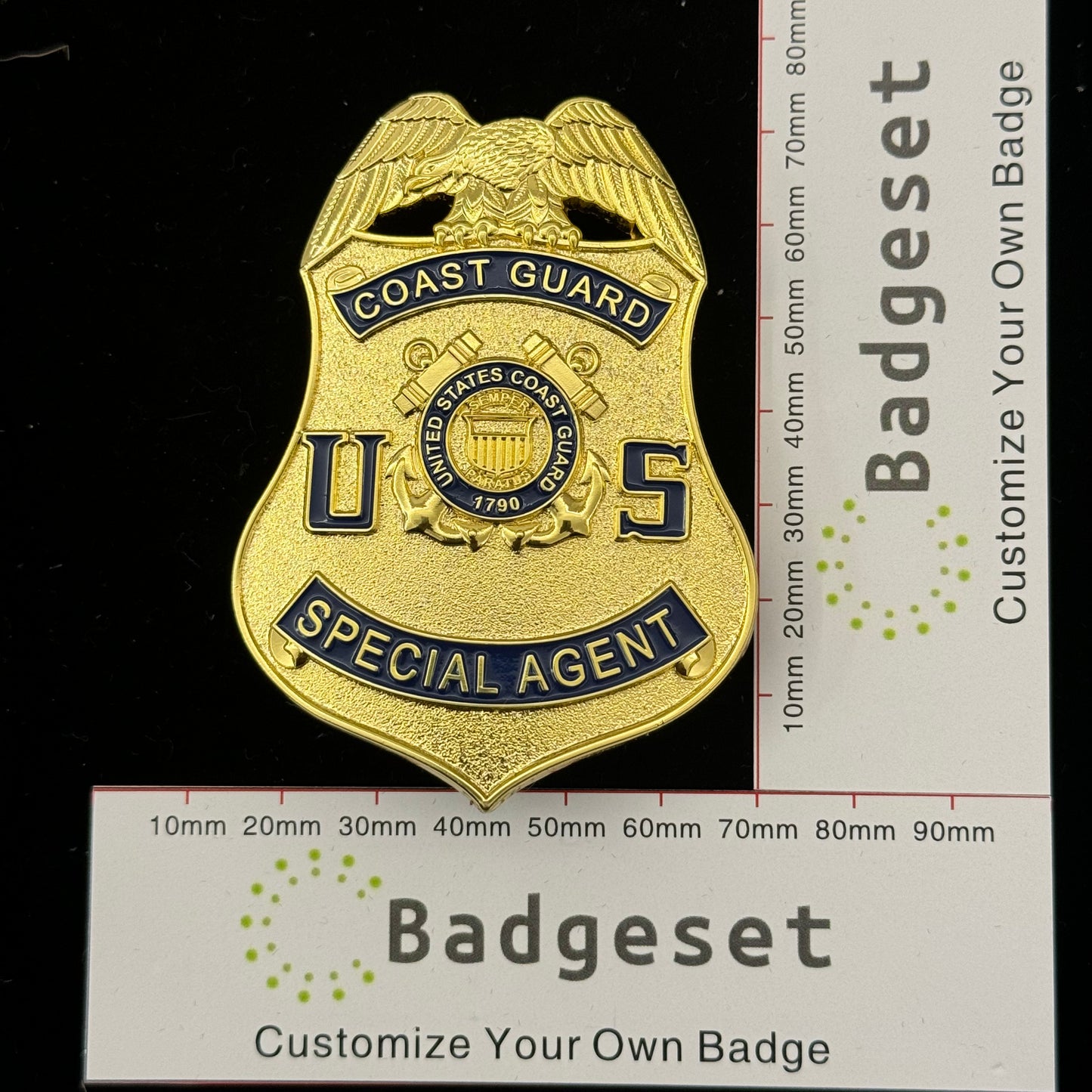 U.S.Coast Guard Special Agent BADGE Replica Movie Props