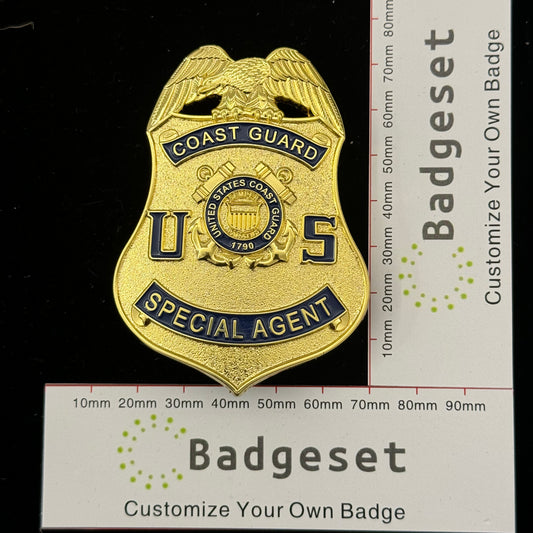 U.S.Coast Guard Special Agent BADGE Replica Movie Props