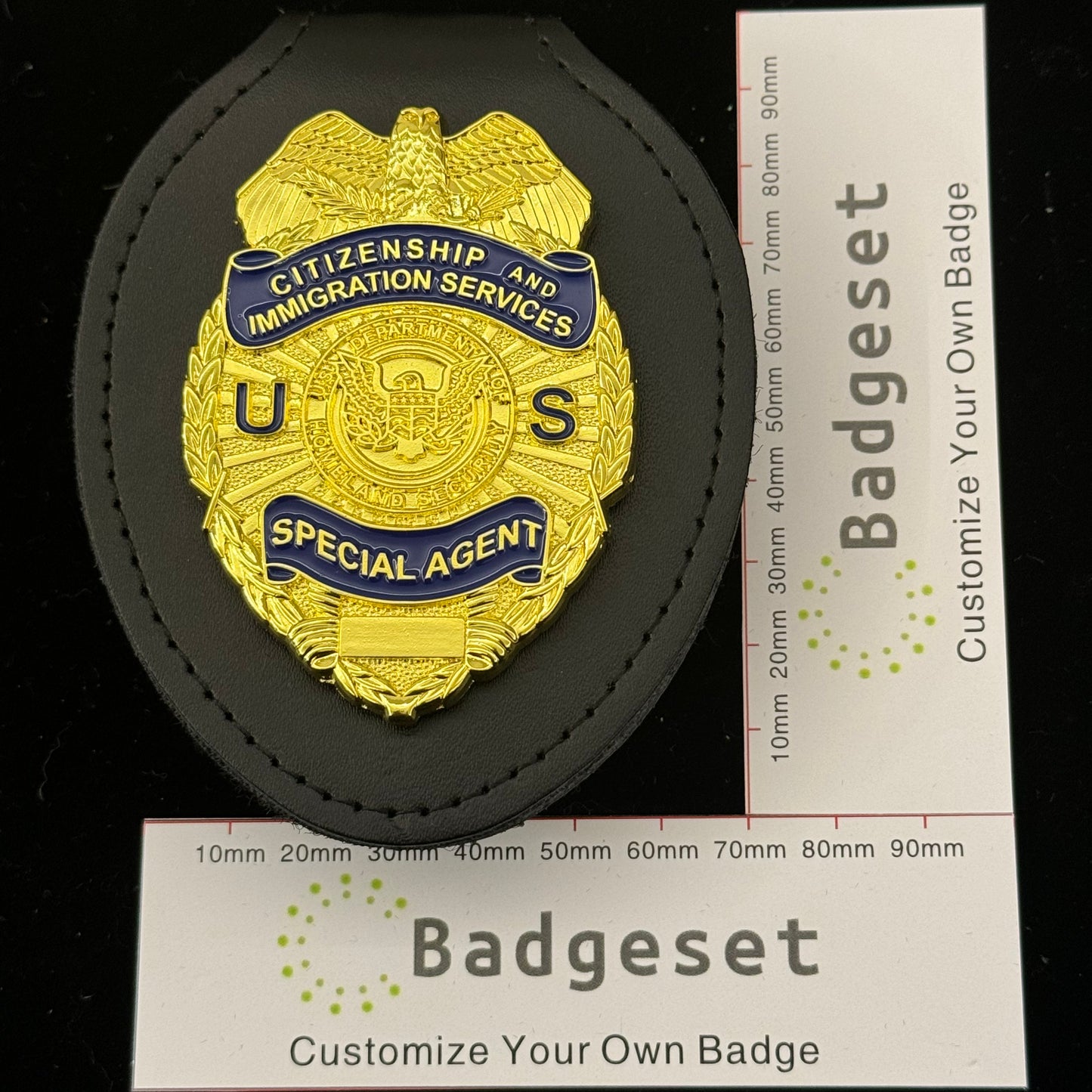 Citizenship and Immigration Services Customizable Number Movie prop badges